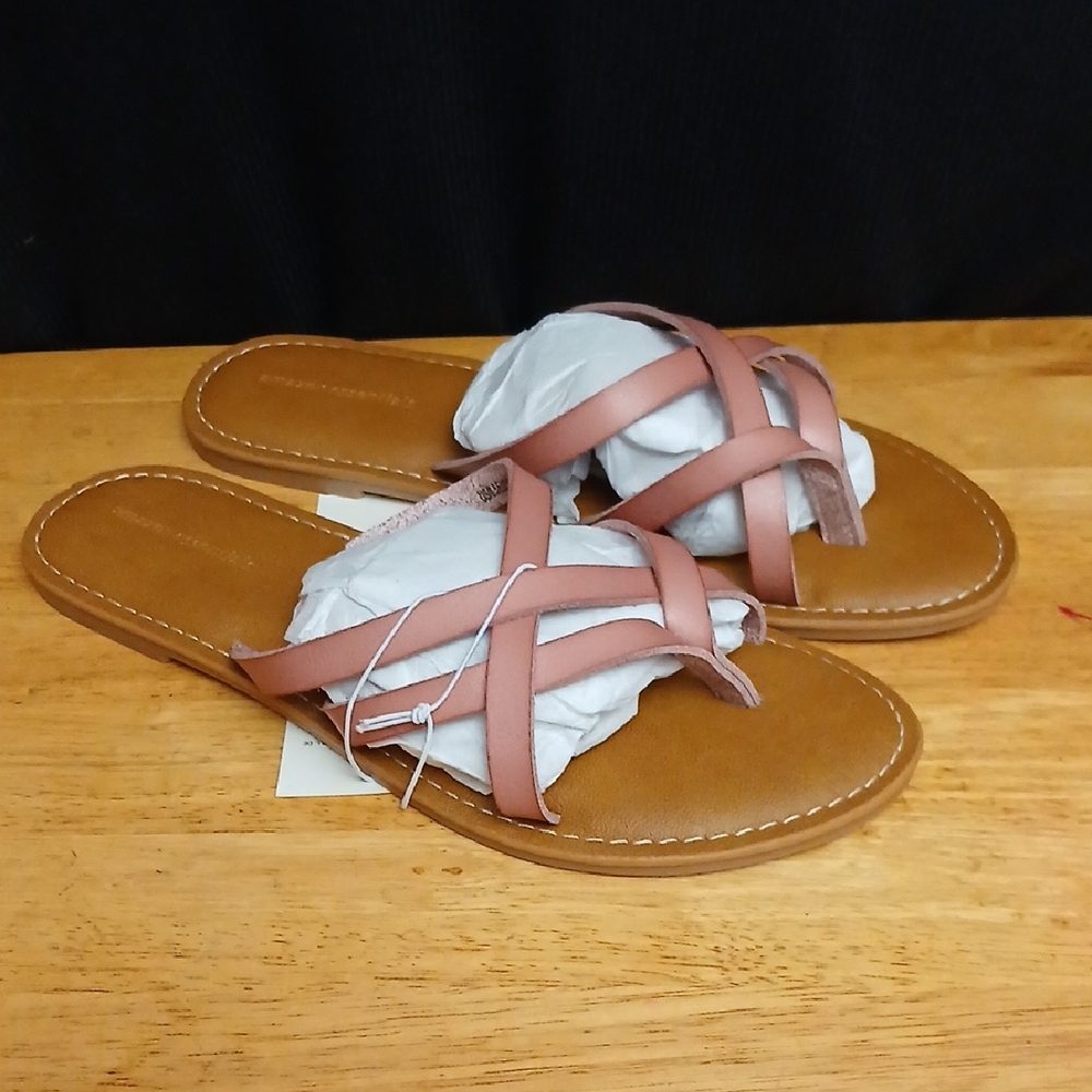 Women's Dusty Rose Slide Sandals